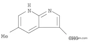 Molecular Structure of 1190321-17-5 (5-Methyl-1H-pyrrolo[2,3-b]pyridine-3-carbaldehyde)